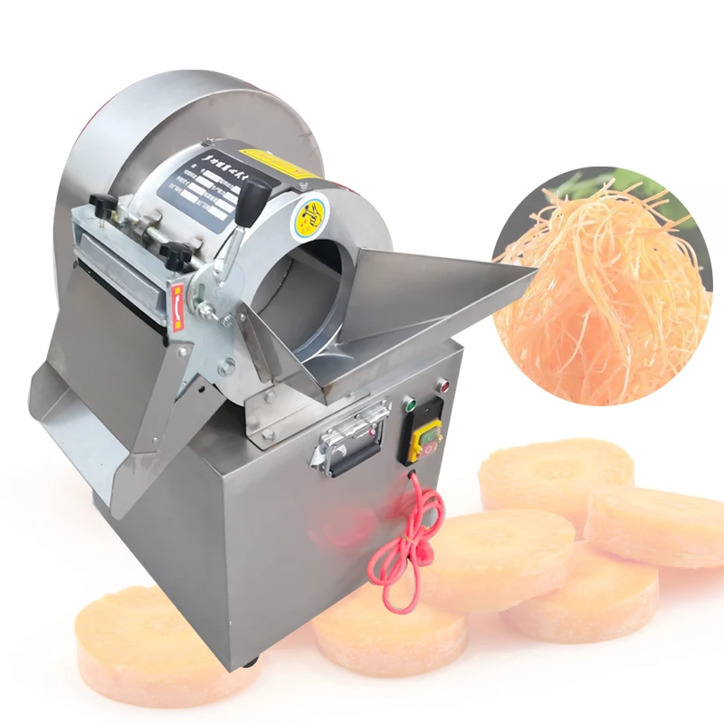 Lectric Vegetable Cutting Machine Shredded Cabbage Chilli Potato Onion Slicer Machine Commercial Automatic Vegetable Cutter