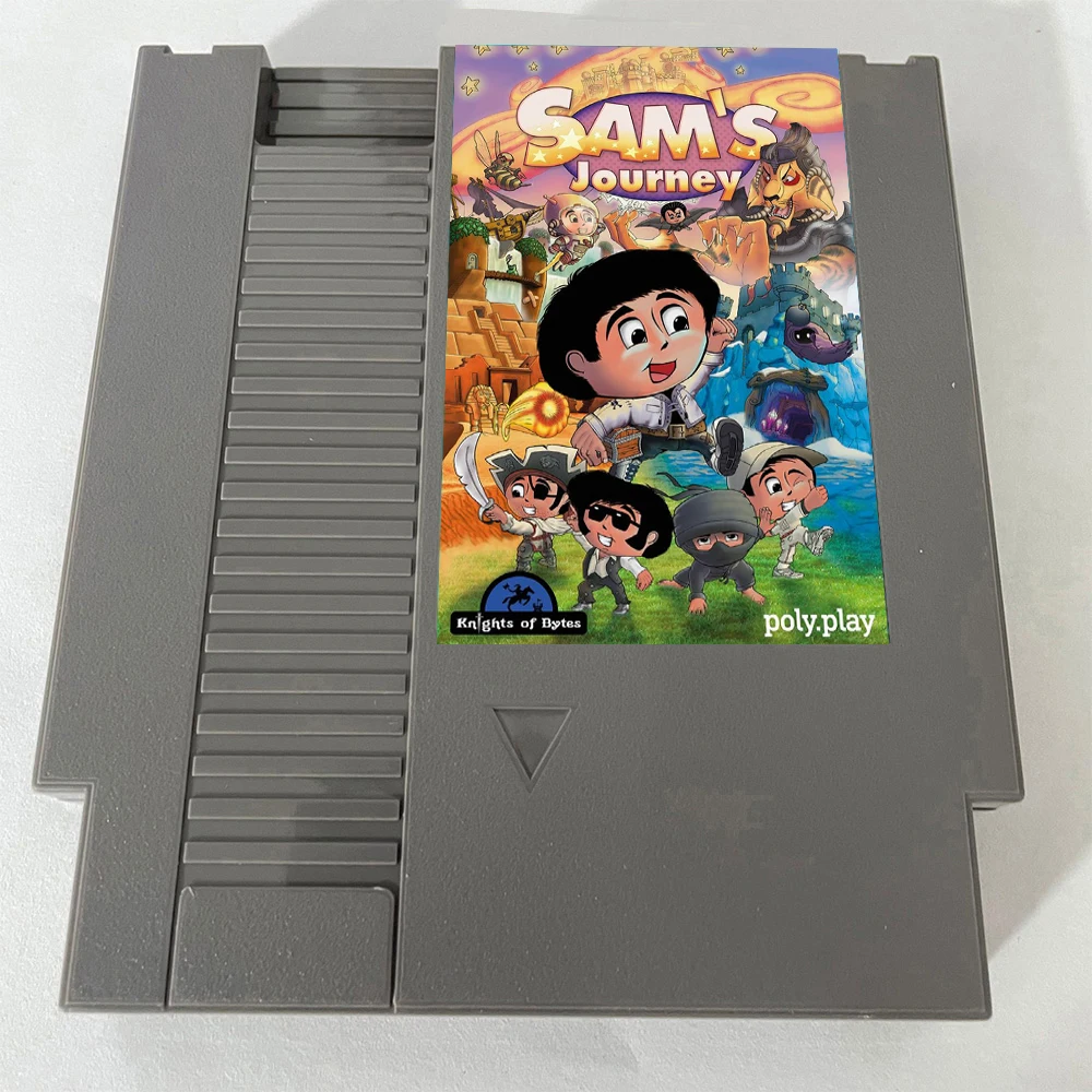 Sam's Journey - خرطوشة ألعاب NES جديدة تمامًا 8 بت لوحدة تحكم ألعاب Nintendo NES