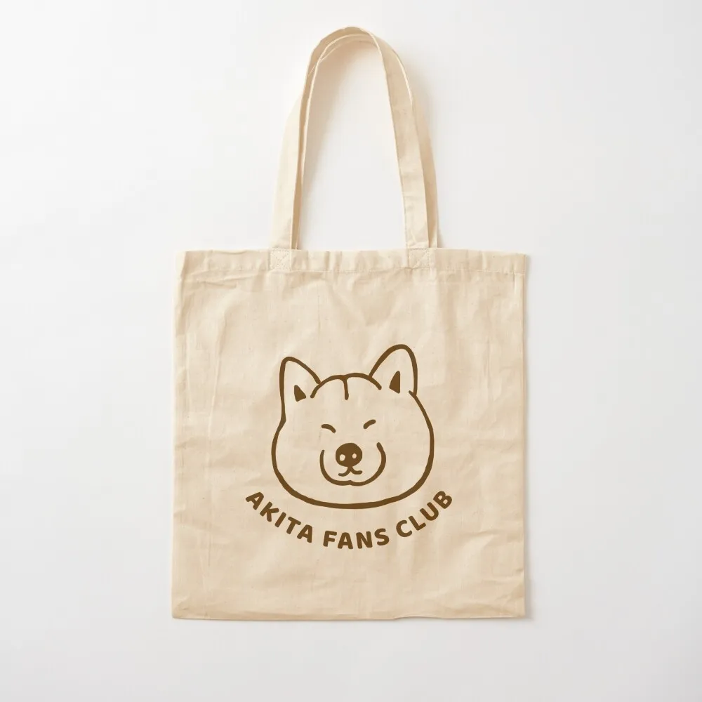 Akita Fans Club Tote Bag tote bag men shoping bag handbag