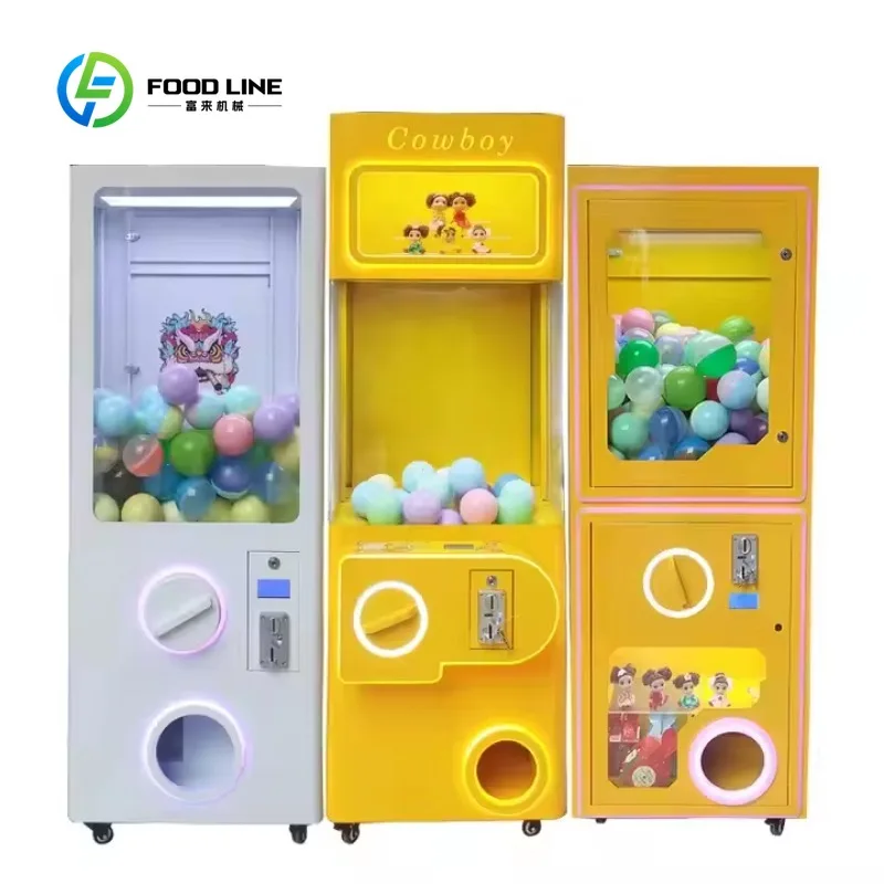 Customized Commercial Coin Operated Gacha Vending Machine, Fashion Large Capsule Toy Vending Machine for Mall Arcade Scenic Area