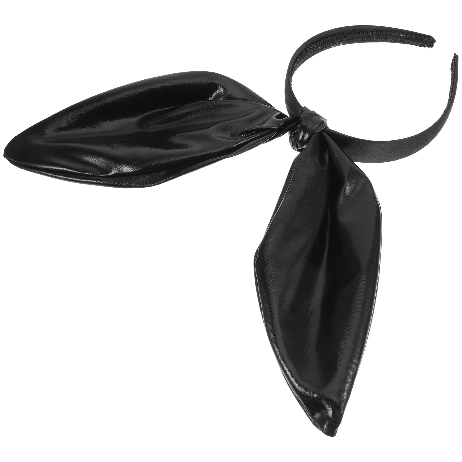 

Rabbit Ears Headband Black Comfortable Elastic Party Accessories Women Costume Bunny Hairband 2