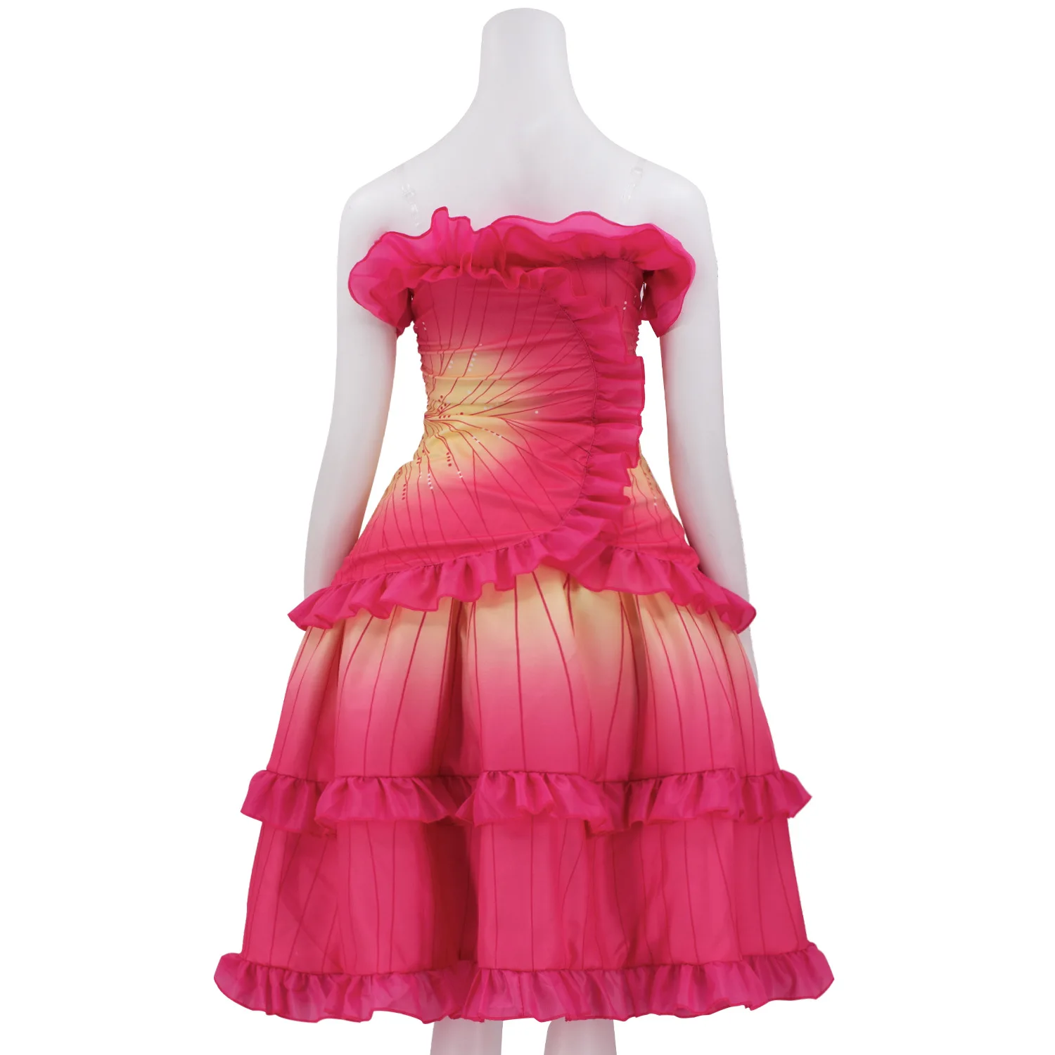 Glinda Wicked Cosplay Costume Movie Women Red Pink Princess Dress Suit Girls Fantasia Halloween Carnival Party Role Play Clothes