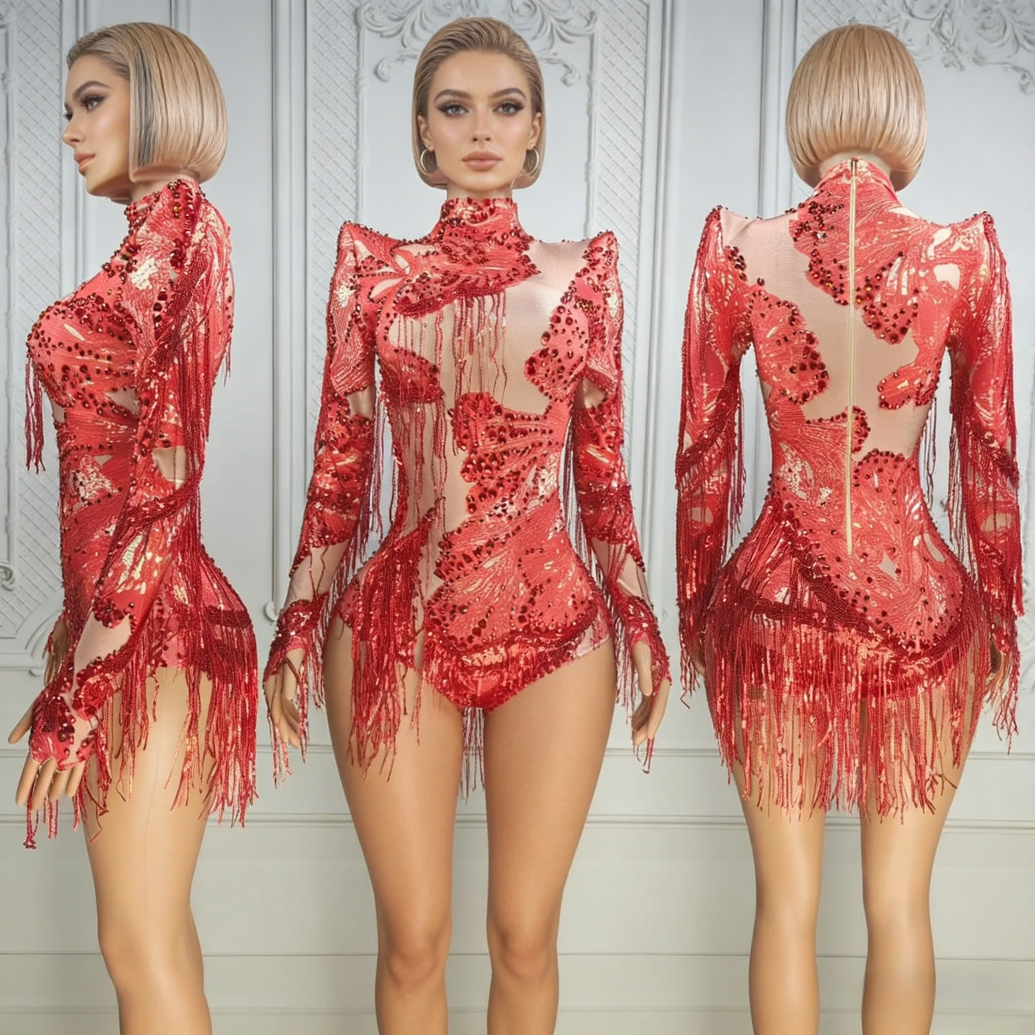 Women Glitter Bodys…