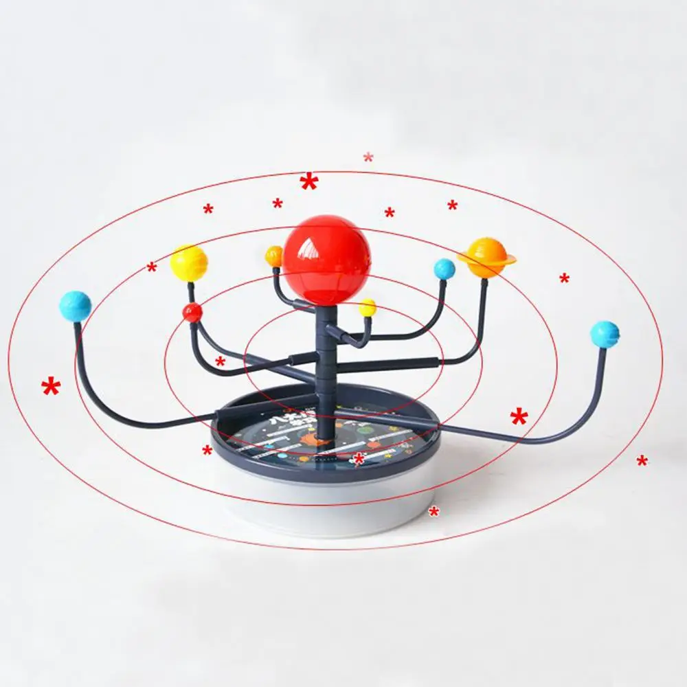 3D Creatieve Balstandaard Set Wetenschapsproject Educatief Speelgoed Kinderen Astronomie Kinderspeelgoed DIY 9-planeten Zonnestelsel Model