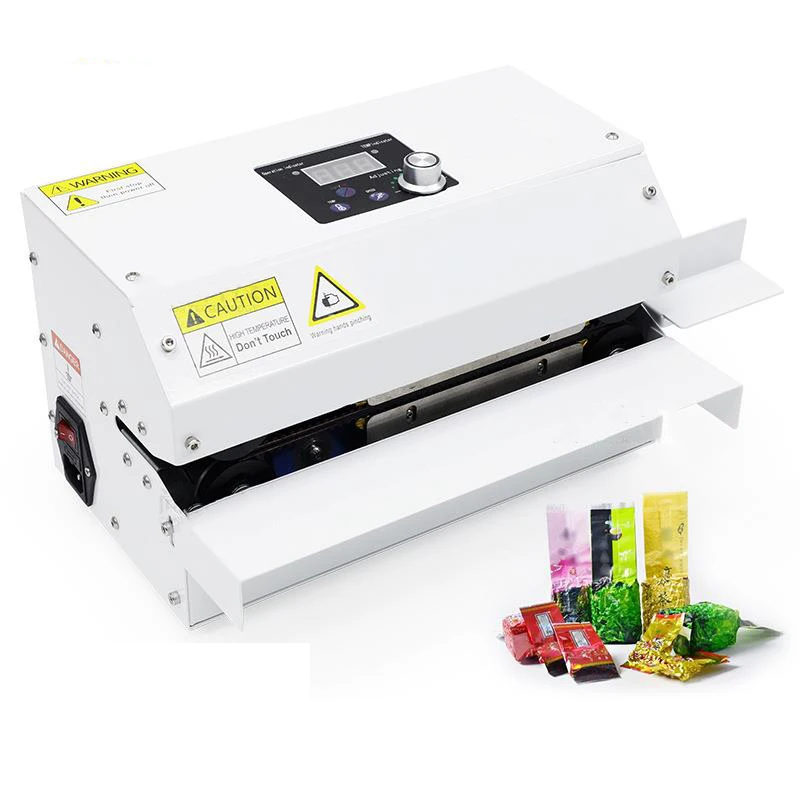 

For Electric Mini Continuous Heat Sealing Machine Table Top Sewing Tool for Bags Film Portable Electric Heat Shrink Sealer