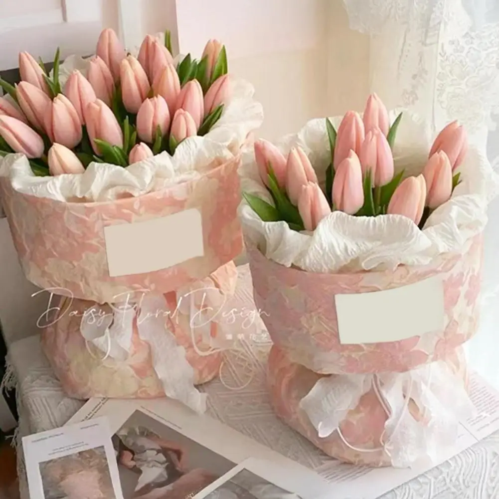 Decoration Ribbon Gift Wrapping Ribbon Solid Polyester Ruffle Edge Ribbon for Diy Sewing Gift Wrapping Bridal Bouquets Christmas