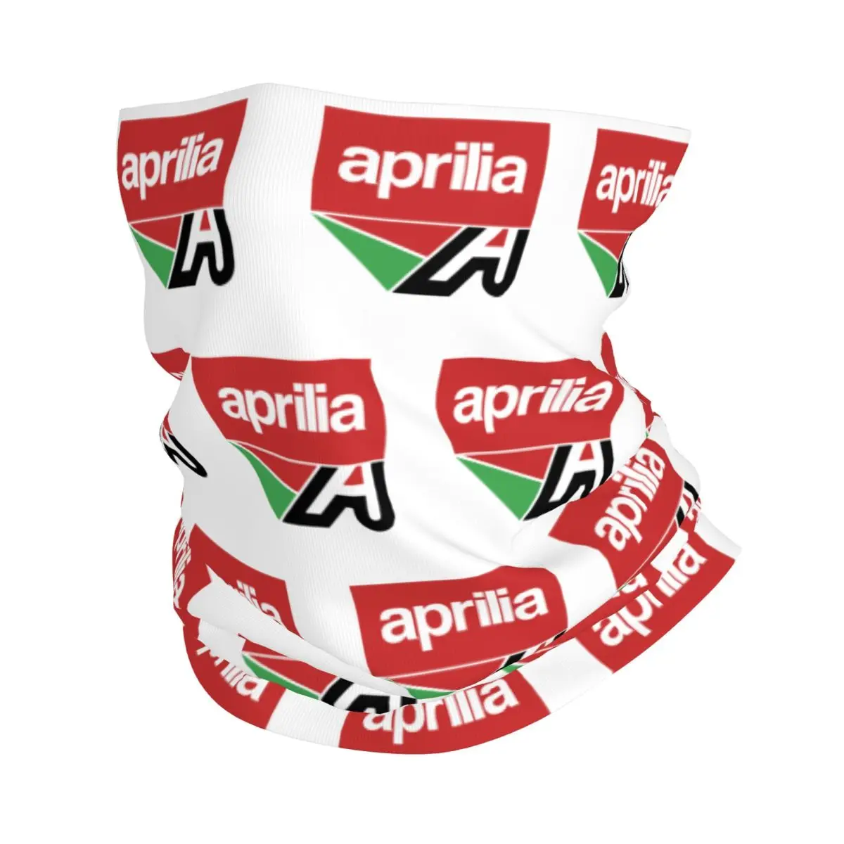 Custom Aprilias Racing Motorcycle Winter Headband Neck Warmer Women Men Ski Camping Tube Scarf Face Bandana Gaiter