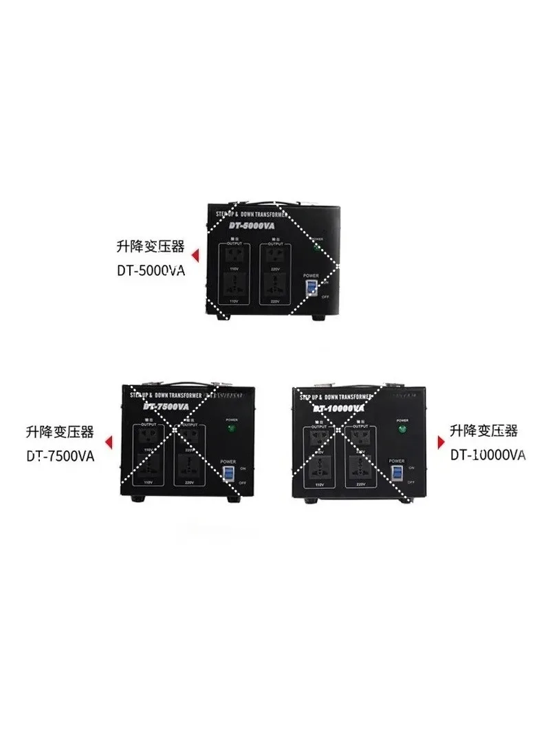 Voltage Regulator Converter 5000W 7500W 10000W Heavy Duty Power Transformer 220V to 110V Step Down Converter