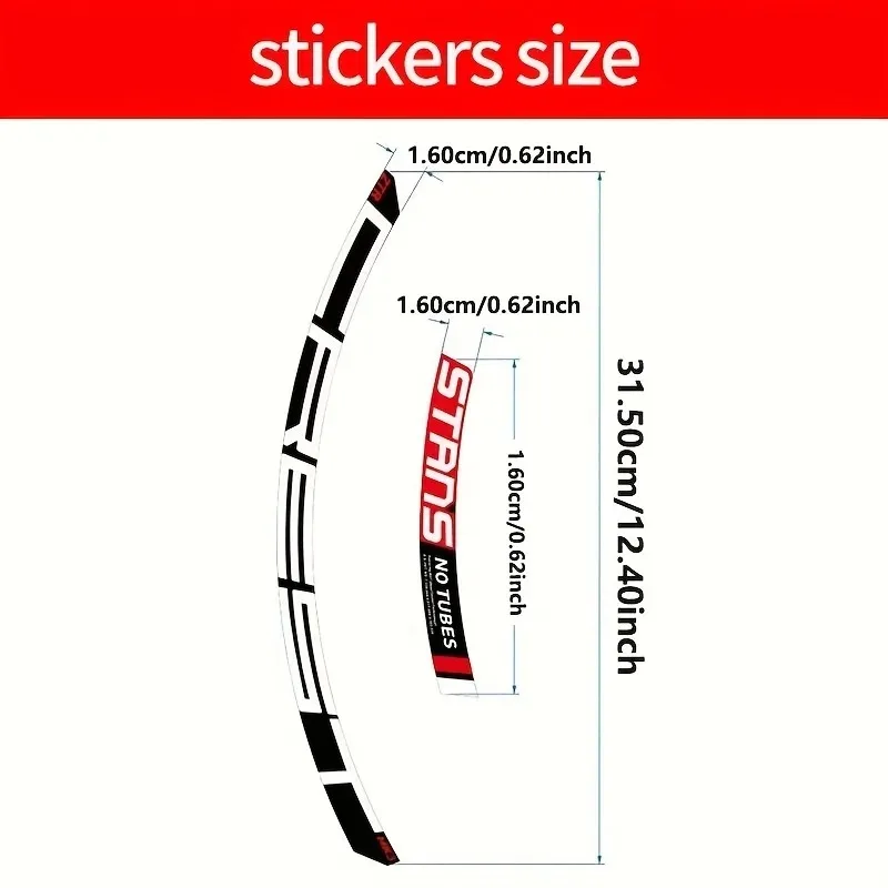 

2D Flat 13pcs/1 Set READU 2020 MK3 Mountain Bike Wheel Stickers, Mountain Bike Rim Stickers, Decals, Bike Stickers,