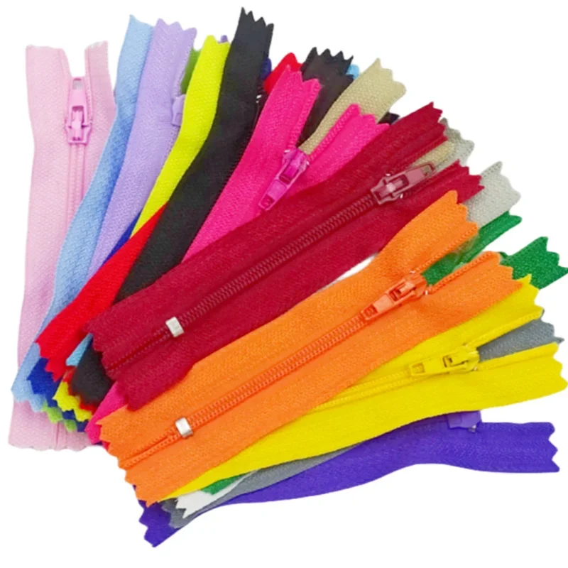 50pcs 3# Closed End Nylon Coil Zippers Tailor Sewing Craft ( 3-40 Inch) 7.5-100 CM Crafter\'s &FGDQRS (20/Color U PICK)