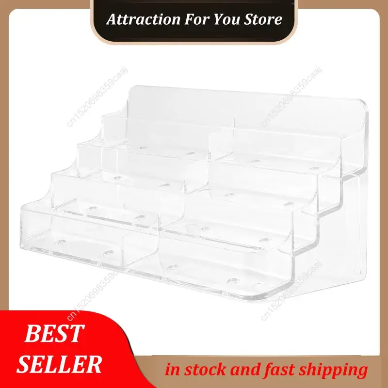 حار بيع حامل بطاقة الأعمال، 8 جيب الاكريليك حامل بطاقة الأعمال لمكتب بطاقة الأعمال حامل سطح المكتب حامل بطاقة الأعمال