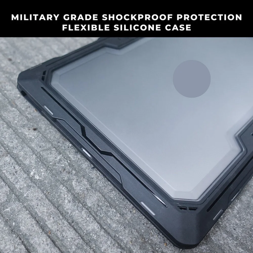FATBEAR Tactical Military Grade Shockproof Armor Skin Case Cover for Macbook Pro 13 inch 2022/2020 M2/M1 A2289/A2251/A2337