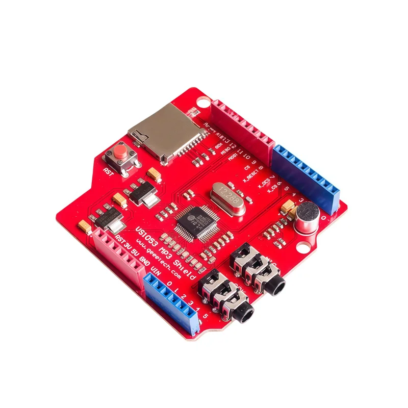 VS1053 module, VS1053 MP3 recording module, development board with power amplifier decoding board (board with built-in recording