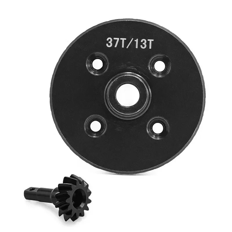 TRX4 Steel 37/13T Bevel Gear Set for TRX4 1/10-1/8 MAXX/SLASH/X-MAXX - Compatible with 8977/8978/102076-4/89076-4 Models