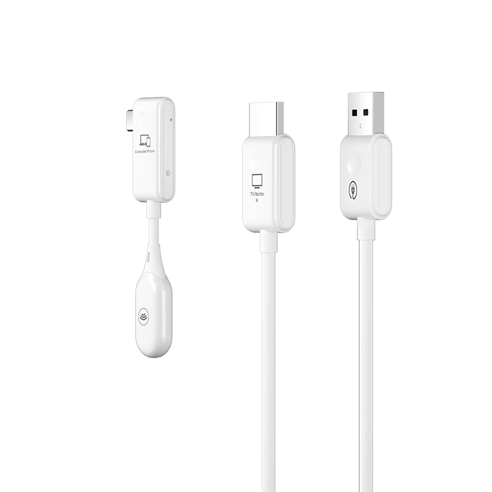 5.8G Wireless Type-C to 1080P HD Display Extender 30M Transmitter Receiver for Thunderbolt3 Laptop Phone HDTV Monitor Projector