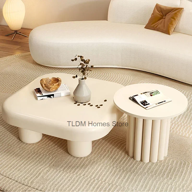 Modern Simple Coffee Tables Large Cute Korea Glam Side Table Aesthetic Minimalist Mesas De Centro Para Sala Home Furniture