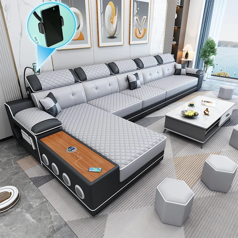

Comfortable Modern Sofa Minimalist Luxury Solid Wood Garden Sofa Floor Sectional Articulos Para El Hogar Home Accessories