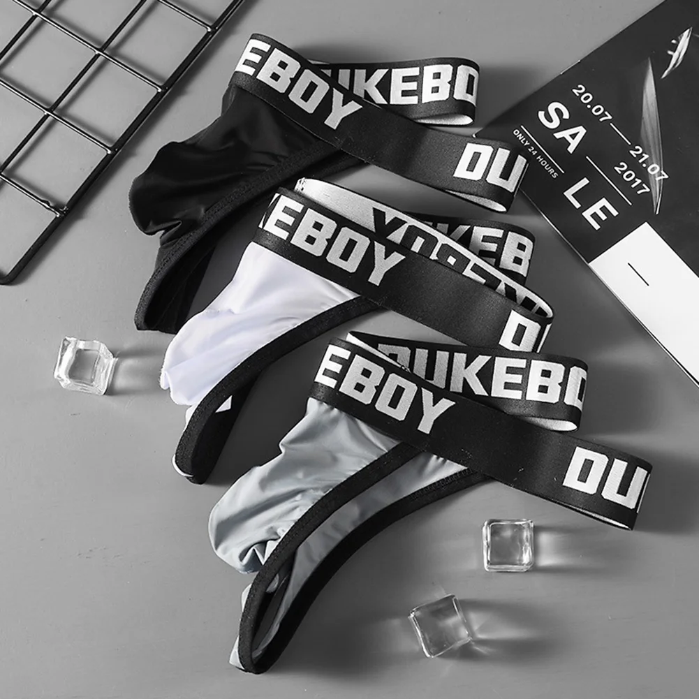 

Men Sexy Thongs Elastic T-Back Large Bulge Pouch Erotic Underwear Sissy G-strings Underpants Very Hot Lingerie Men's Underpants