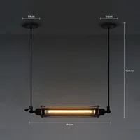 Pendant Light Industrial Retro Pendant Lamp Loft Hanging Lamps For Coffee Restaurant Indoor Lighting Adjustable Lamps Fixtures