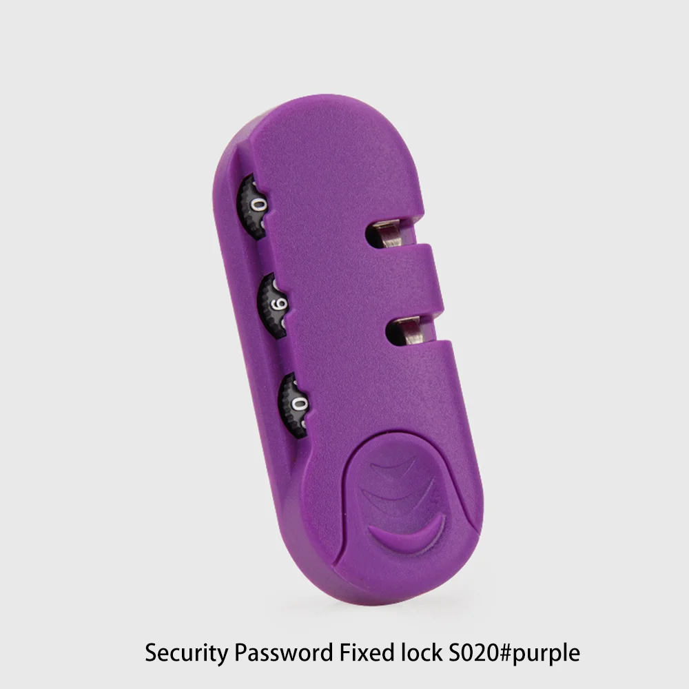 Multi-color lock, travel anti-theft lock, luggage accessories lock, macaron color, fashion beautiful, fixed lock