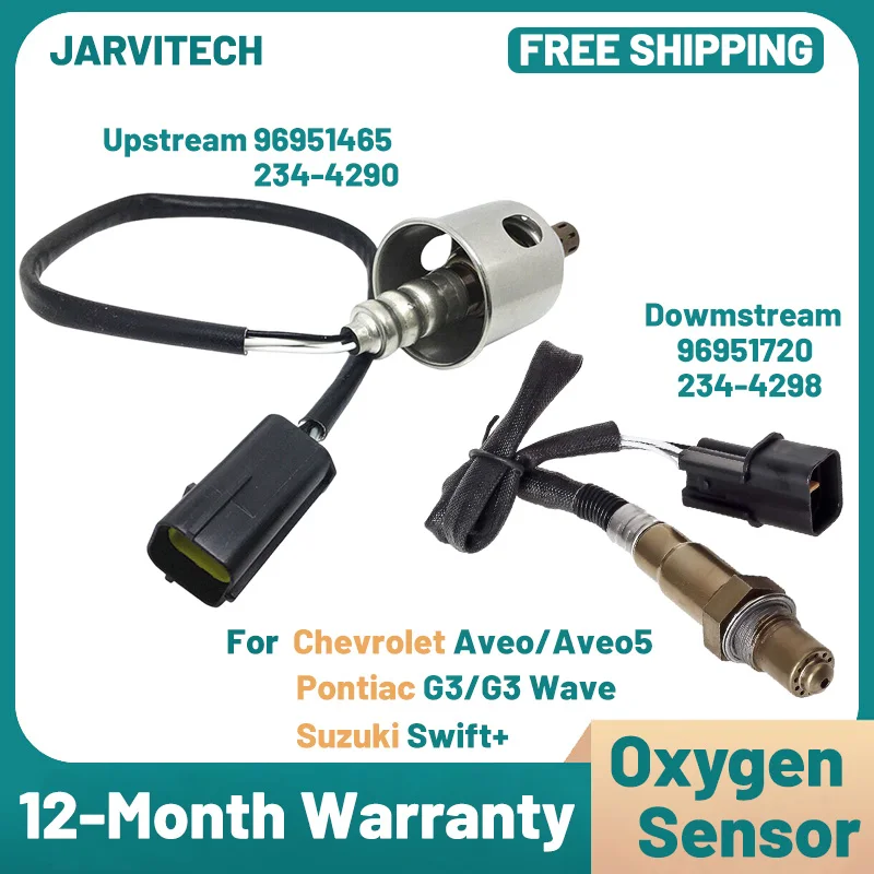

OxygenO2 Sensor 96951465 96951720 Up&Downstream Fit For Chevrolet Aveo/Aveo5 Pontiac G3/G3 Wave Suzuki Swift+ 234-4290 234-4298