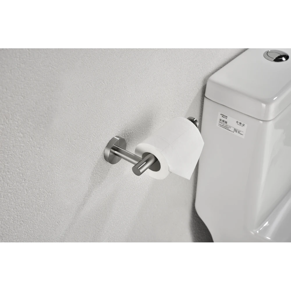 3 - Piece Bathroom Hardware Set Stainless Steel Wall-mounted Paper Towel Holder for Kitchen Bathroom