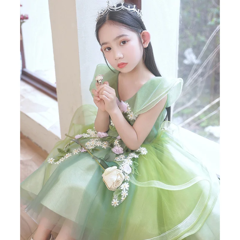 Vestido estilo Chinês das crianças платье meninas mangas compridas vestido Hanfu outono nova estrelado jade coelho menina chinesa traje cosplay