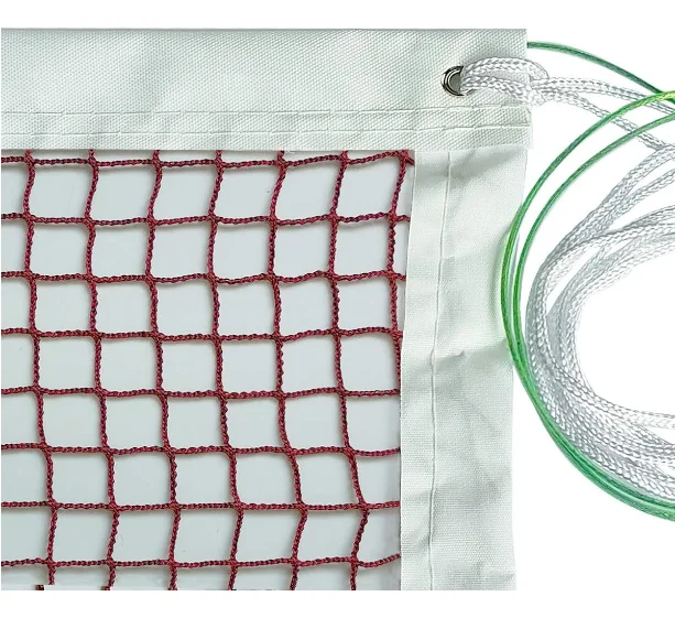

Classic 20 FT X 2.5 FT Badminton Net for Indoor Outdoor Sports Replacement Net with Steel Cable Ropes Custom Cutting Serviceprom