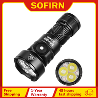 Sofirn SR20 MINI Flashlight 1200lm CSP2323 LED Light 18350 USB C Rechargeable Torch 5700K With Red Light and Magnetic