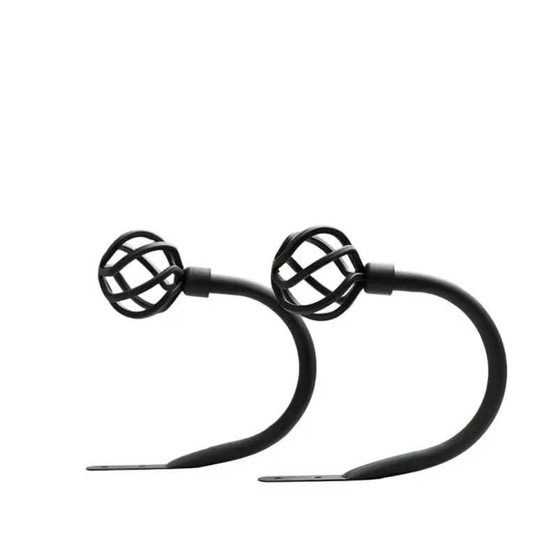 YANA50I Simple U-Shaped Decorative Head, 1 Set/2 Pcs Curtain Hook, Wall Hook, Commonly Used In Home, Simple And Elegant