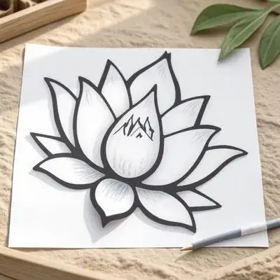 

1pc Iron Lotus Pendant Black Flower Design Wall Decor Metal Hanging Living Room Ornament Modern Style Home Decoration
