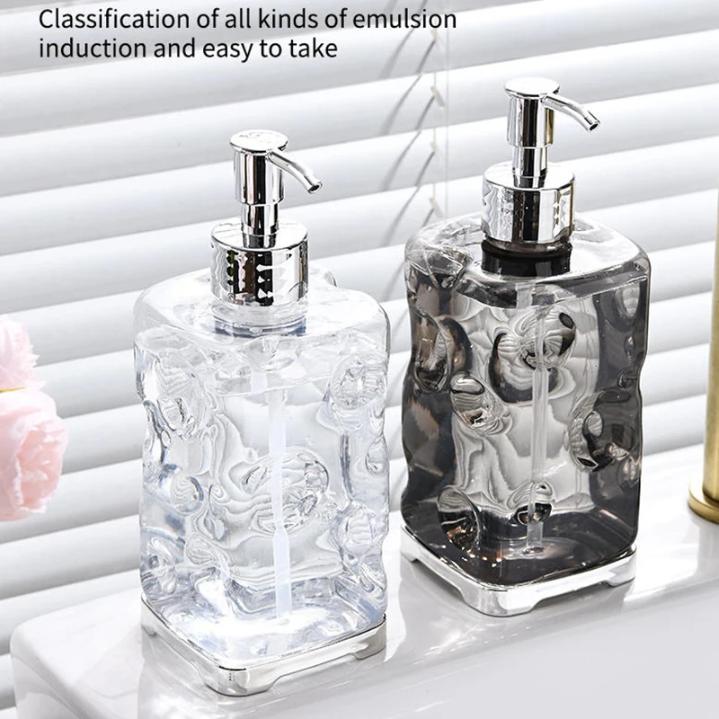 Kitchen Press Type Hand Sanitizers Shower Gel Shampoo Bottle Soap Dispenser Liquid Bathroom Empty Refill Subbottle Detergent