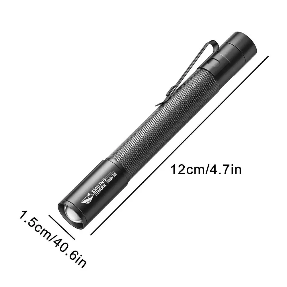 SD1211 Pen Light Portable Zoomable Flashlight Rechargeable Waterproof Torch Light For Camping Hiking Outdoors