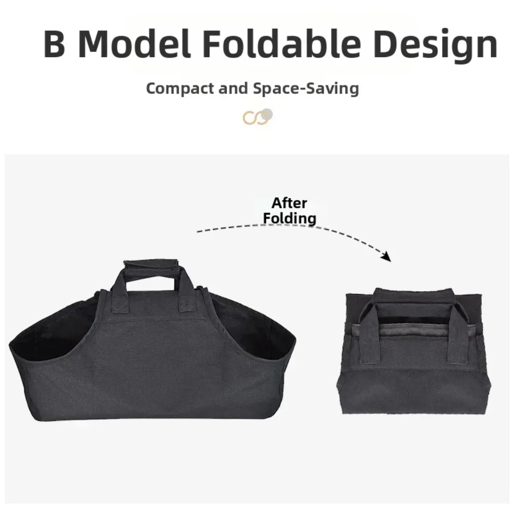 

Сумка-переноска на дровах из ткани Оксфорд для удобной загрузки, переноски бревен, инструменты, портативные для кемпинга и домашнего камина