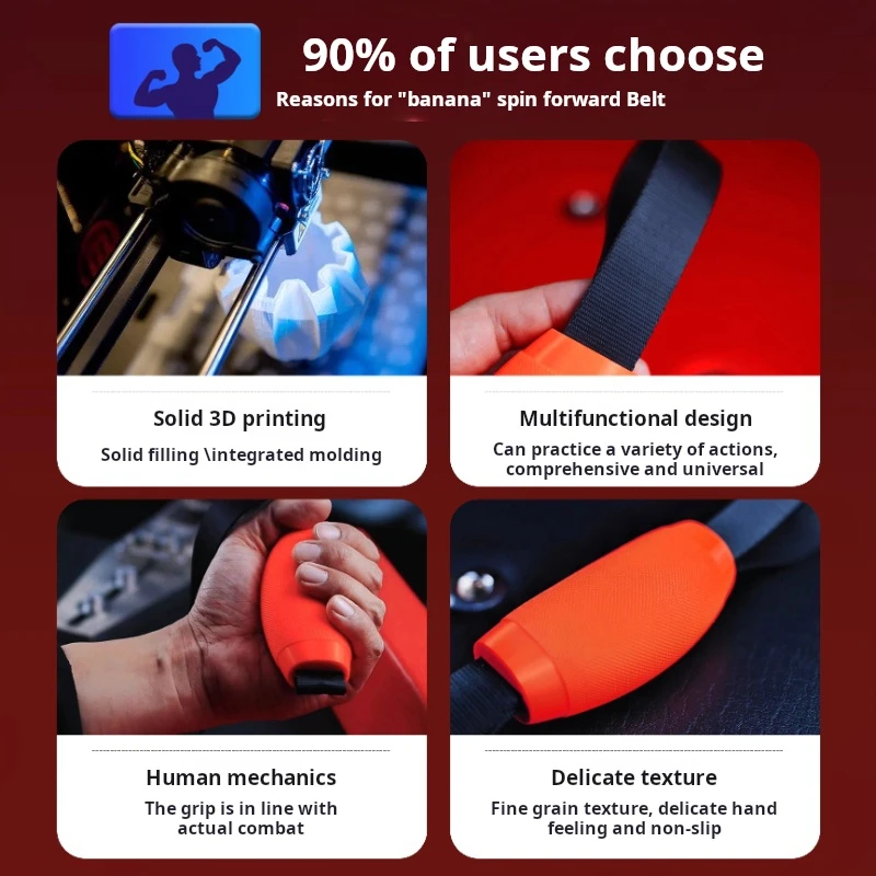 مدرب كرة المعصم "الموز" - تمرين قوة الساعد والقبضة المتين للتدريب على النقانة والتدريب على الاستلقاء #3