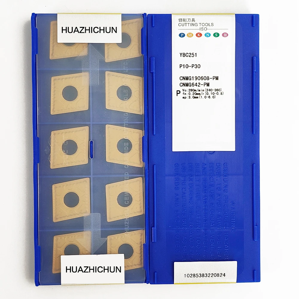 

HUAZHICHUN CNMG190608-PM YBC251 Carbide Inserts Milling Cutter Tool