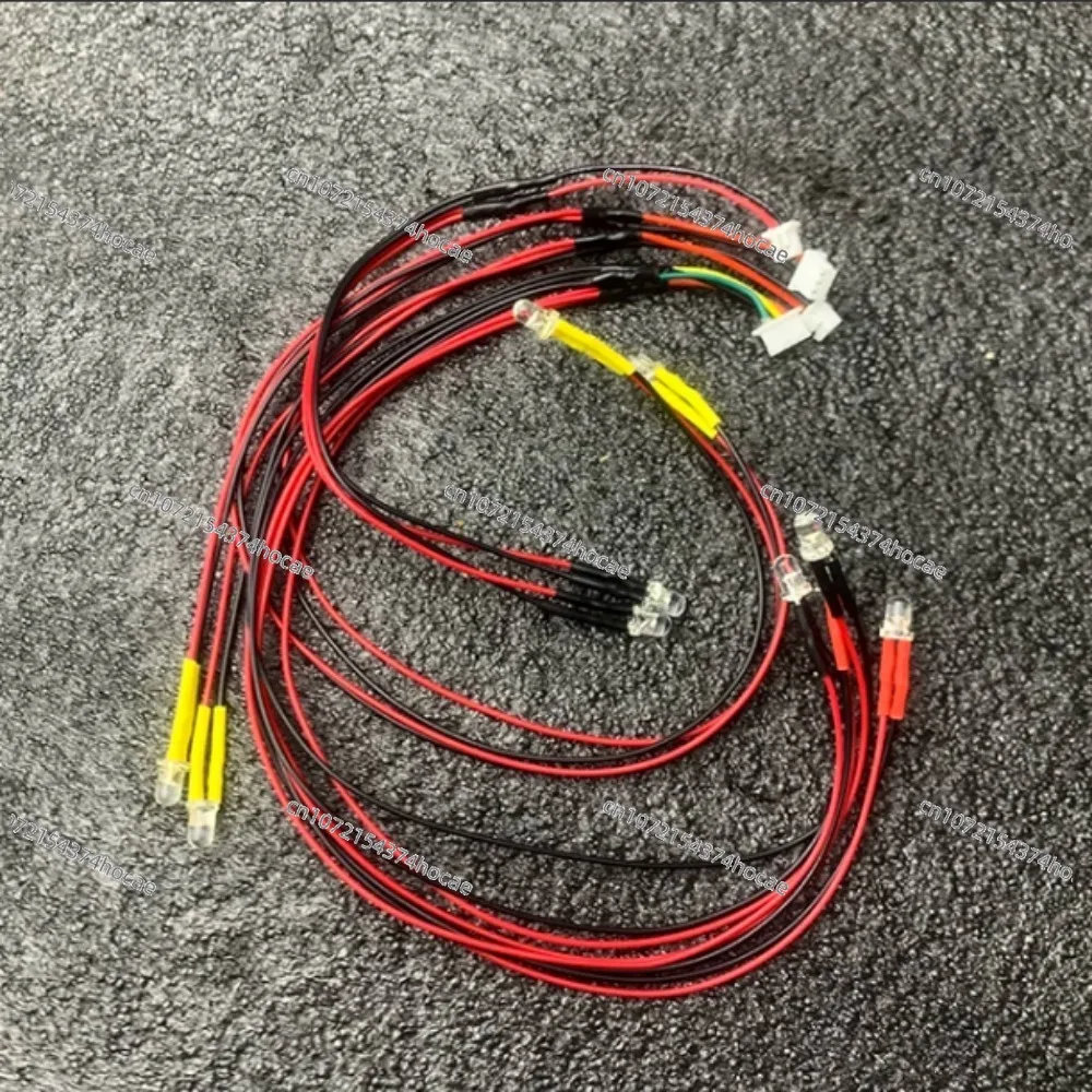 Universal RC Crawler LED Light Kit Head Tail Lamp DIY Upgrade Parts for Pickup Van Model Car