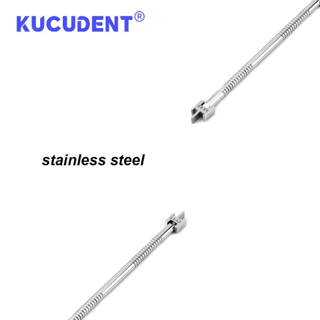 Professional Dental Orthodontic Brackets Position Gauge Stainless Steel Adjustable Bracket Positioner for Precision Placement
