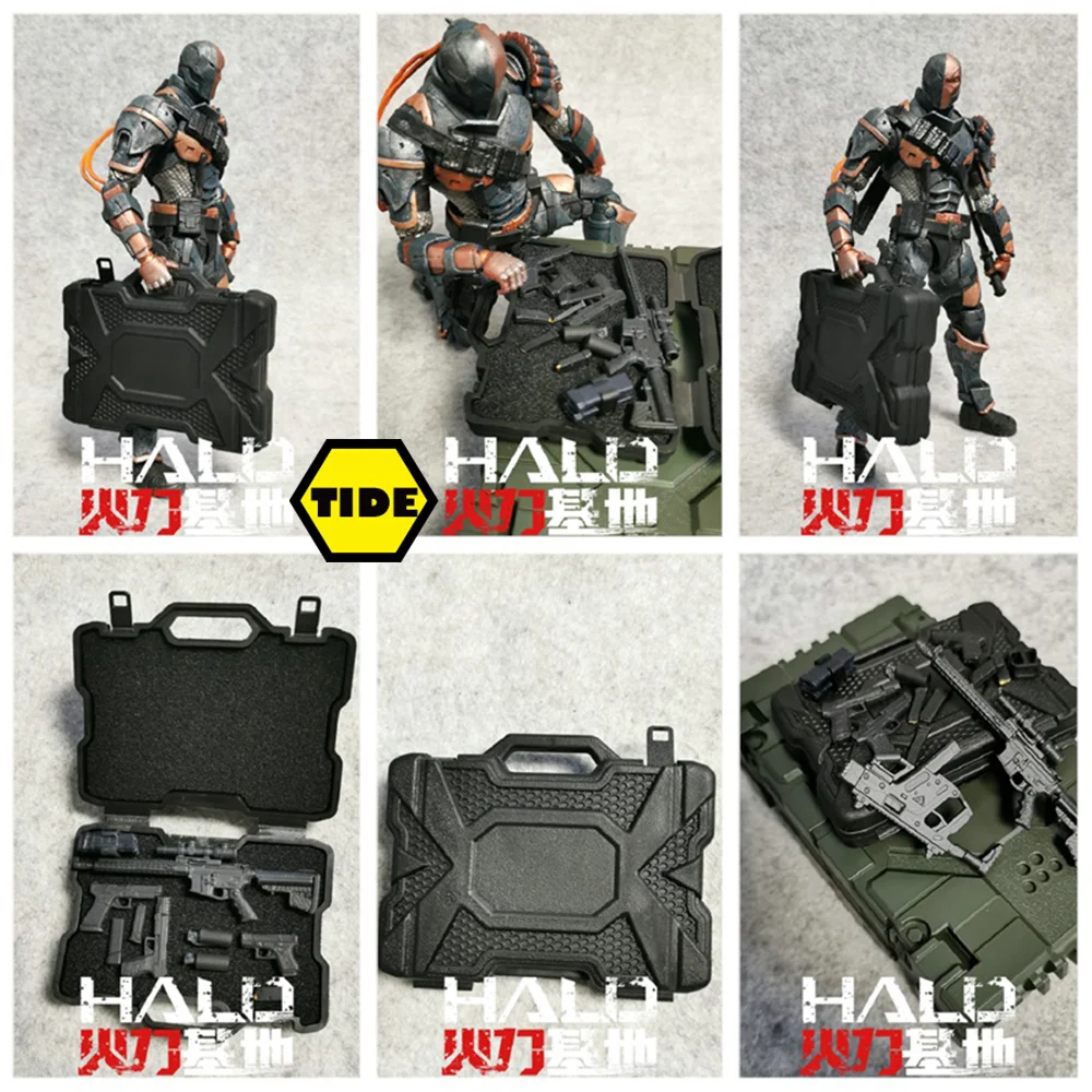 1/12 Thunder Squad Special Forces Helmet Vest Backpack Ammo Pack Model Weapon Accessories Kit For 6inch GIJOE Action Figur