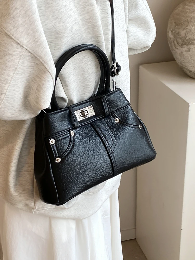 Brand Design Tote Handbag and Purses Shoudler Crossbody Bag for Women Casual 2024 New Trendy Clutches Lady‘s Messenger Bag