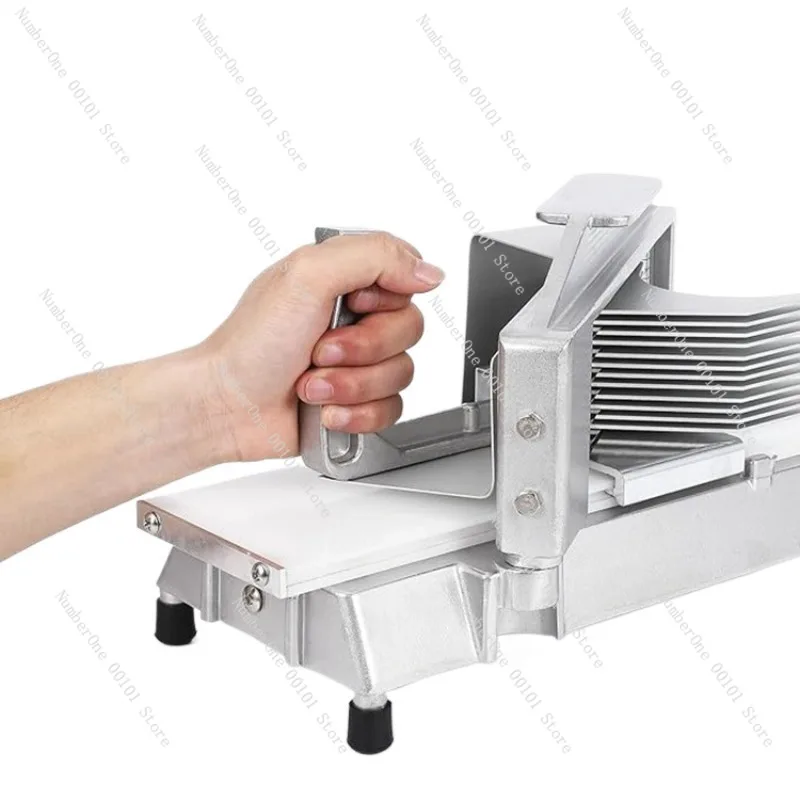 304 Stainless Steel Tomato Slicer Manual Fruit Vegetable Cutting Machine Kitchen Food Prep Tool Uniform Slice Cutter Durable