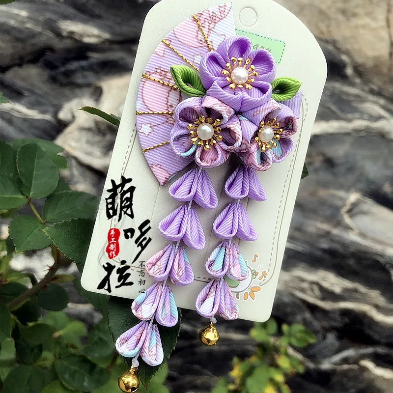 

Japanese style hair accessories, kimono accessories, antique style children's hair accessories, fans, tassels, hair clips, Hanfu