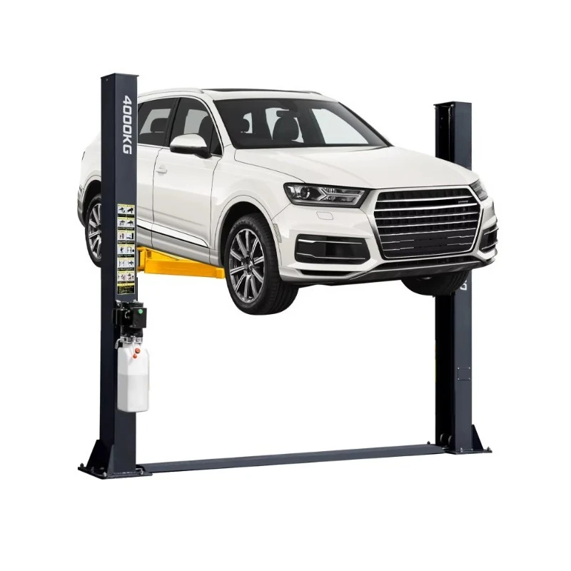 4000 5000kg 8800 10000LBS Hydraulic Vehicle Lifter Electric Floorplate Car Elevator 2 Column Two Post Car Hoist Lifts