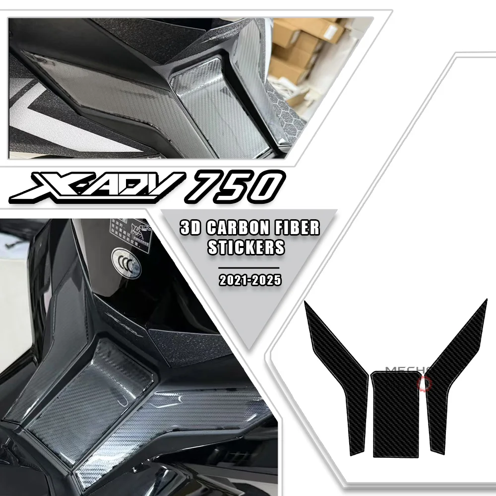 

Аксессуары для XADV 750 X ADV 750, наклейки XADV 750 2021 2022 2023 2024 2025, накладка на бак мотоцикла, 3D эпоксидная наклейка, защитный комплект