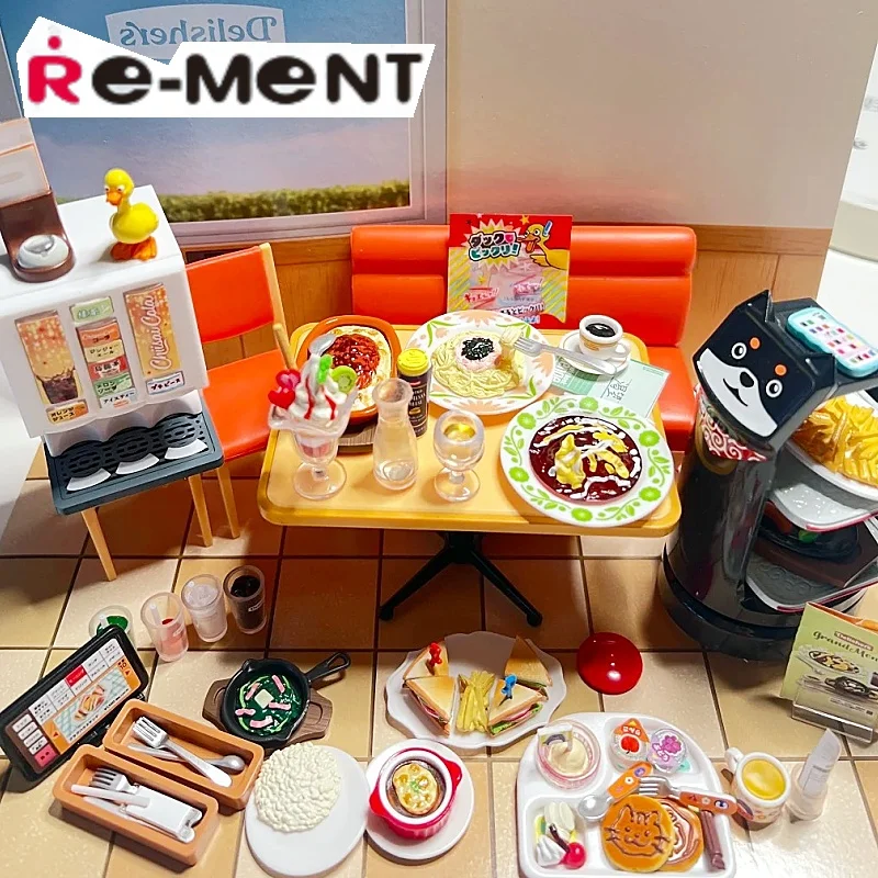 

Genuine Re-Ment Family Restaurant Blind Box Kawaii Toys Gift Simulation Collectible Model Ornaments Cute Cartoon Christmas Gift