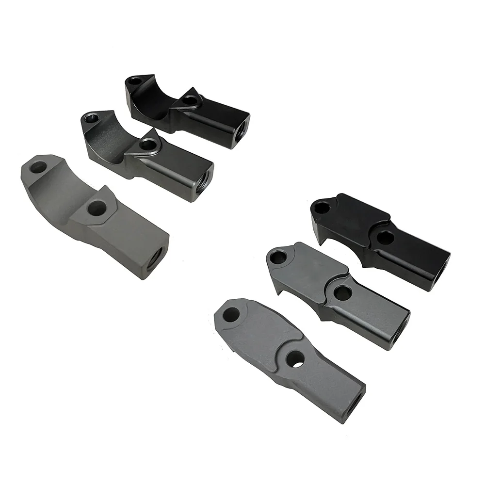 7/8" 22mm Universal Motorcycle Mirror Holder Brake Clutch Master Cylinder Clamp Bracket M10 Bolt Fixing Base Support view 3