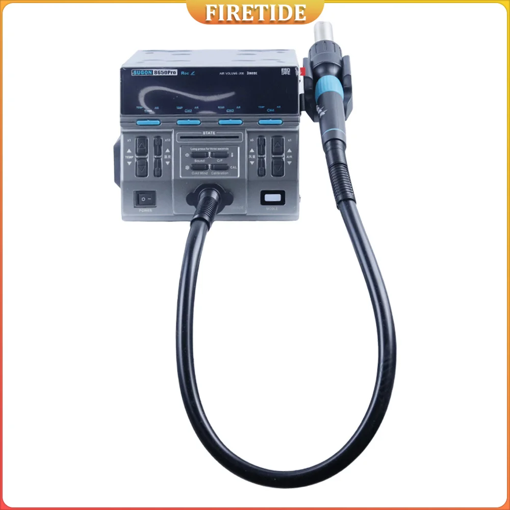 

8650pro 1300 Вт паяльная станция горячего воздуха 3 режима цифровой дисплей интеллектуальная паяльная станция BGA для инструмента для ремонта чипов печатных плат BGA