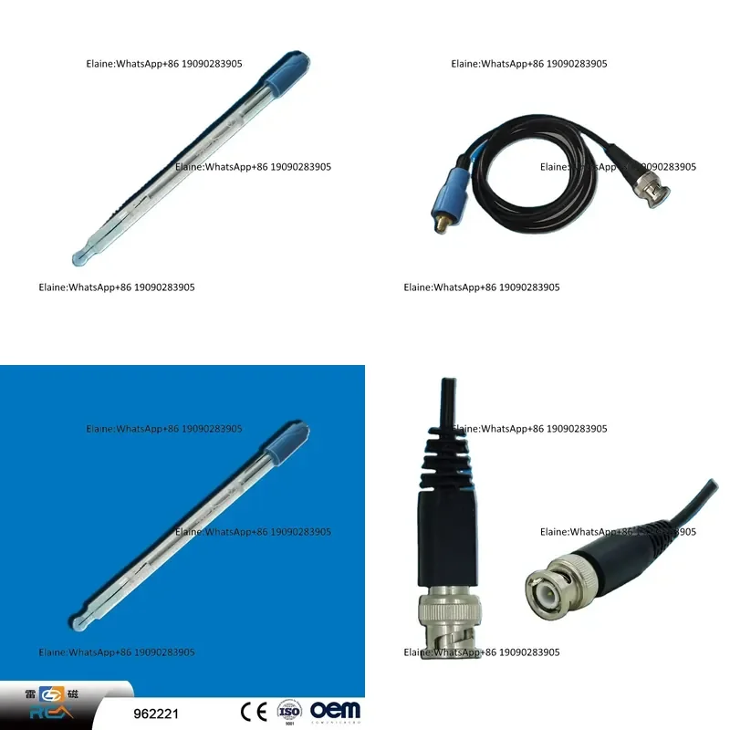 962221 High Precision Glass Electrode Compound Labuse PH Sensor of ph Meter BNC-S8 Connector