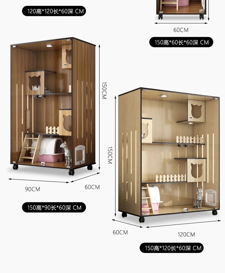 

the household, the house is a small apartment, the cat climbing frame, cabinet, nest