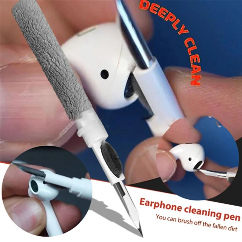 Bluetooth Headset Cleaning Pen Multi-Function Dust Removal Cleaning Artifact Computer Keyboard Cleaner Tool